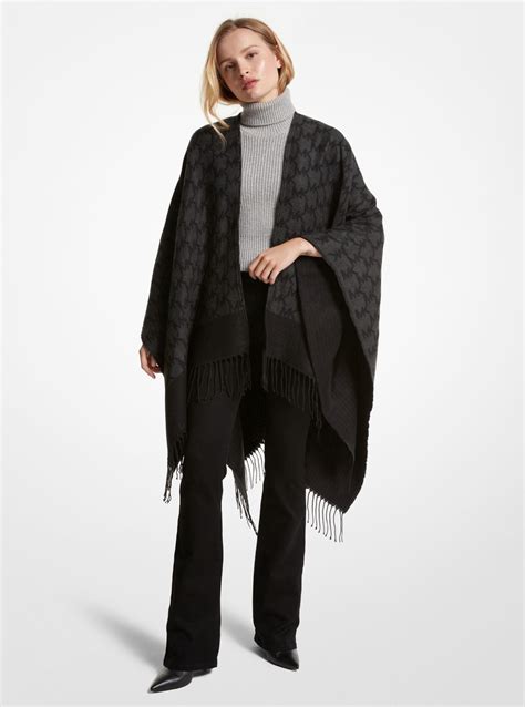 michael kors logo poncho|Michael Kors poncho outlet.